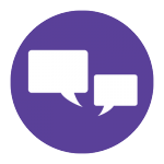 icon social purple